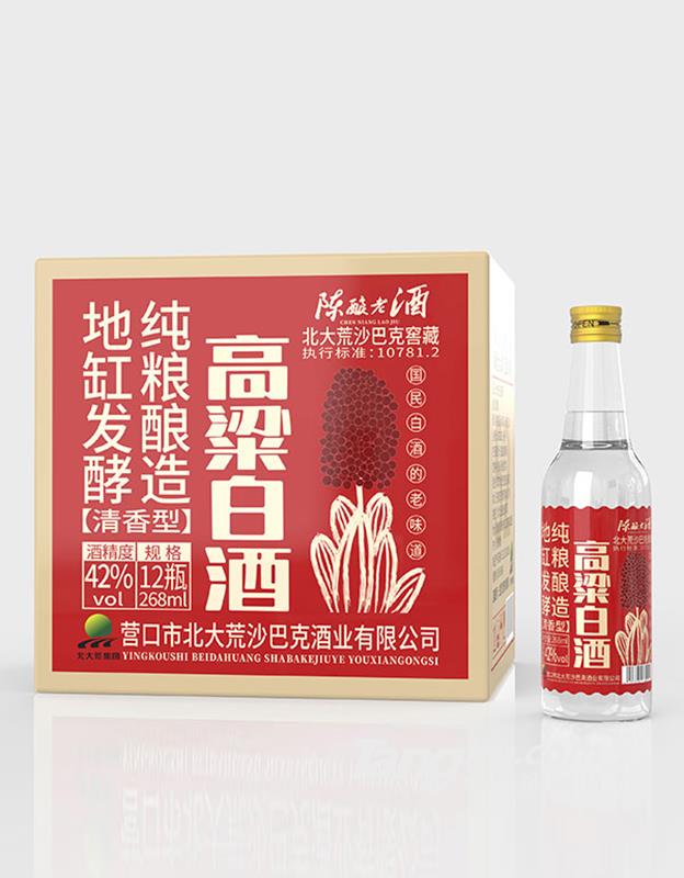 北大荒沙巴克窖藏高粱白酒清香型42度268ml