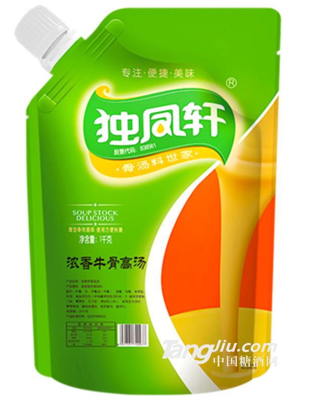 獨鳳軒濃香牛骨高湯濃縮商用1kg