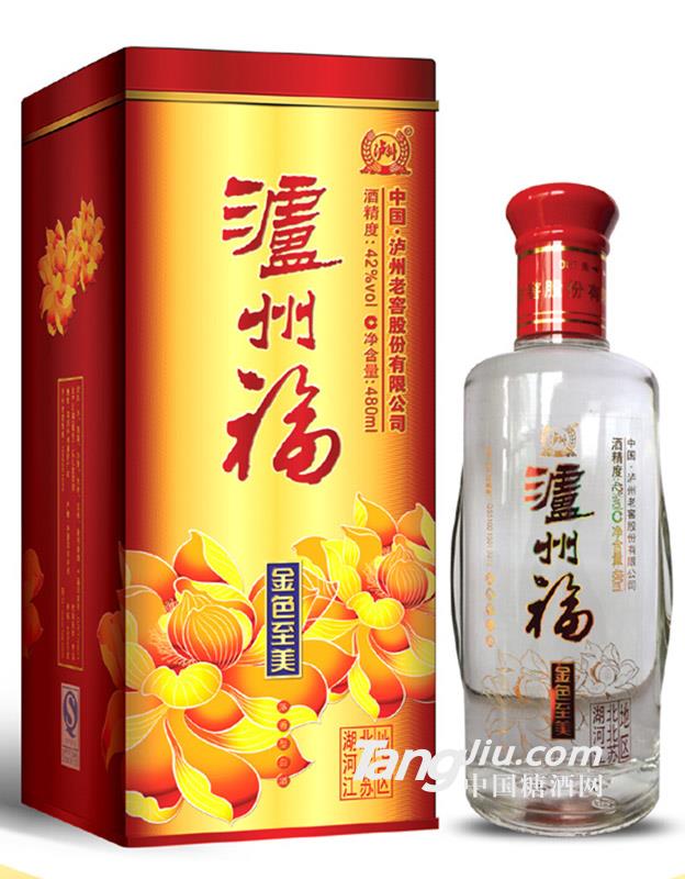 42°瀘州福金色至美480ml