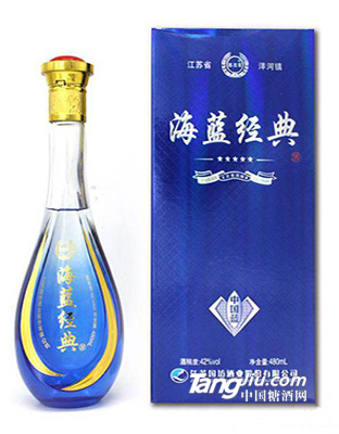 海藍經典酒中國藍42度480ml