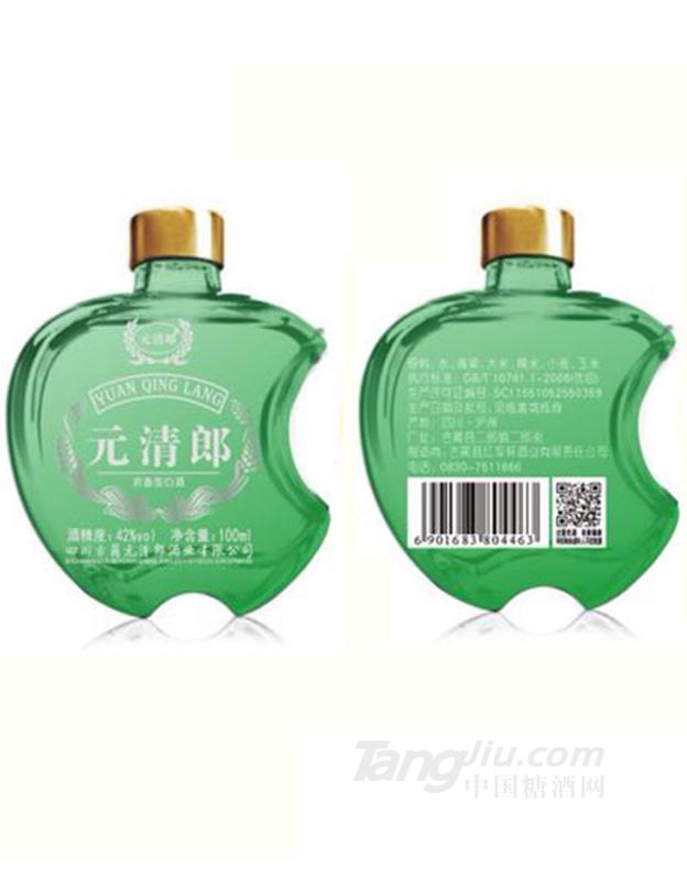 元清郎白酒100ml（綠瓶）