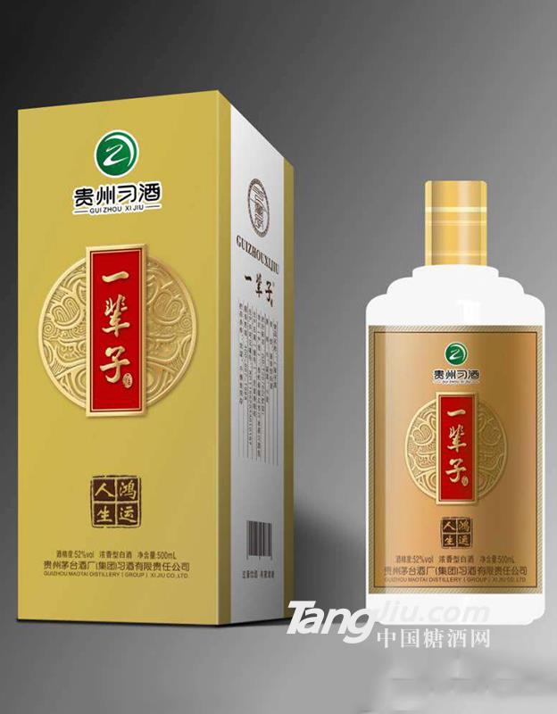 52°貴州習(xí)酒一輩子500ml