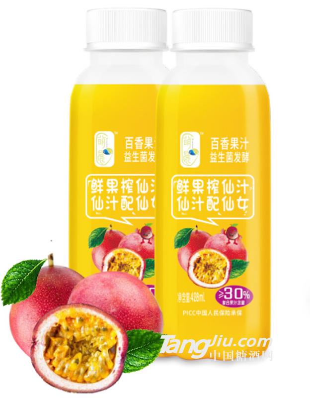 萌晨 益生菌發酵百香果汁428ml