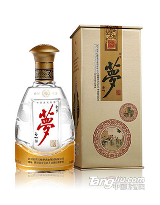 53度 夢(mèng)酒金夢(mèng) 宜賓濃香型白酒 500ml 五糧精釀