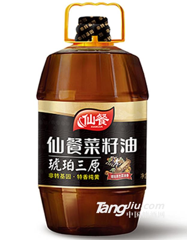 琥珀三原特香純黃菜籽油-5L