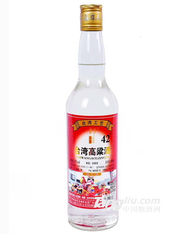 海岸人家臺(tái)灣高粱酒42度600ml