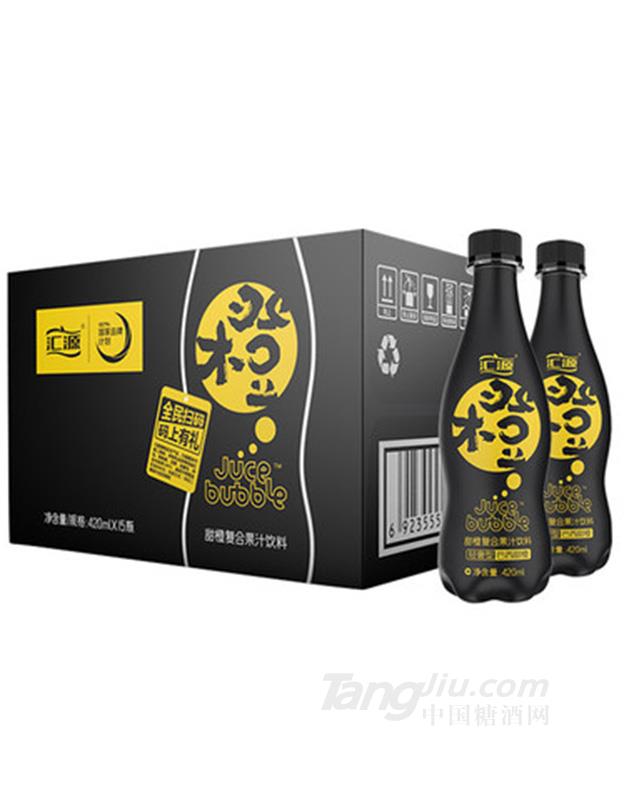 匯源 95°黑 甜橙復合氣泡果汁飲料 420ml×15瓶