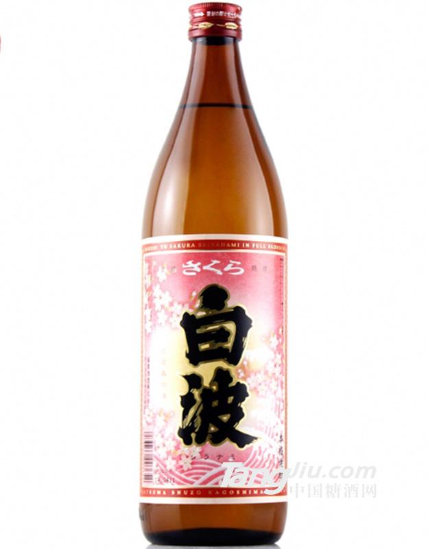 薩摩酒造櫻白波芋燒酒900ml