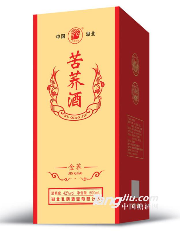 孔明苦蕎酒-金蕎42度-500ml