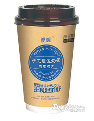 錫嵐手工現(xiàn)泡奶茶四季奶青固體飲料