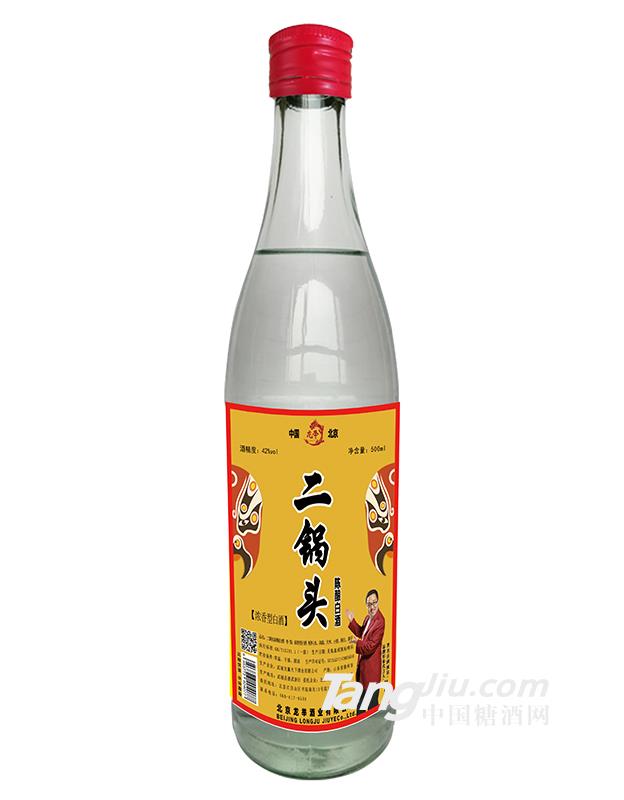 42°臉譜牛二鍋頭黃標-500ml