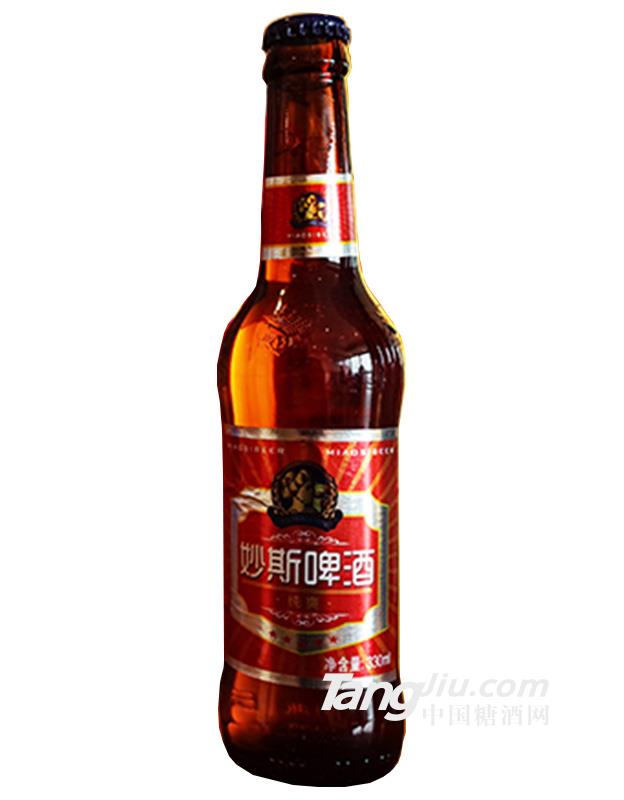 妙斯啤酒純爽瓶裝330ml