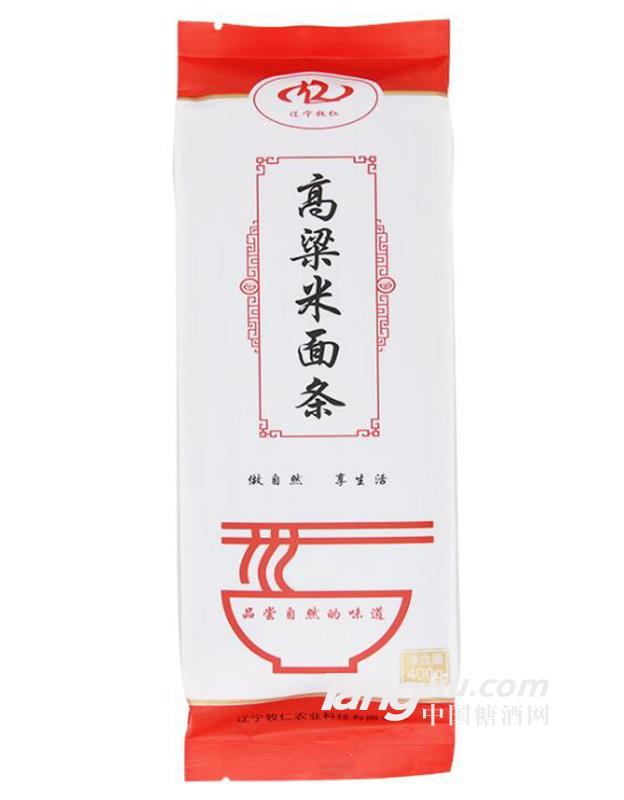 遼寧牧仁純高粱米面條400g