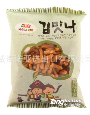 韓國進口膨化食品 慈恩島海苔味脆條120g