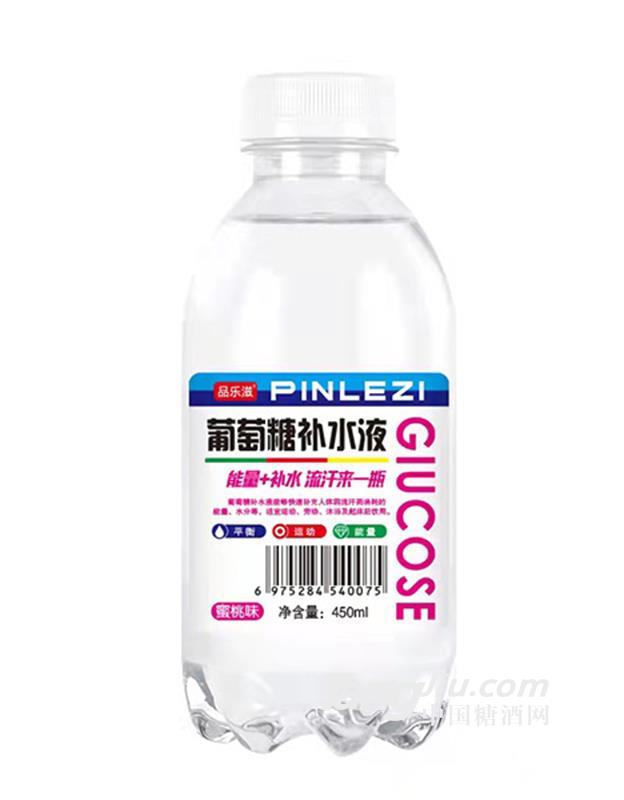 品樂滋葡萄糖補水液蜜桃味450ml