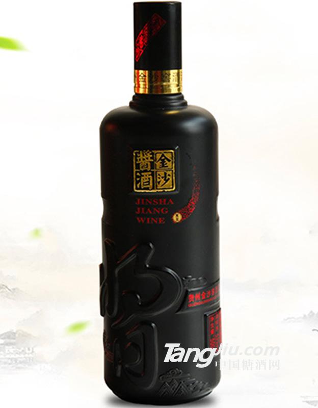 貴州金沙醬酒醬香型53度純糧食白酒特產(chǎn)黑金500ml