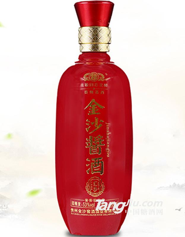 貴州金沙醬酒糧食酒紅金醬香型白酒53度500ml