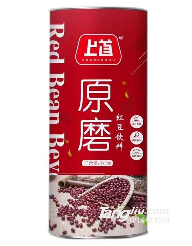 上首原磨紅豆飲料340ml