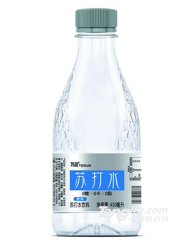 特潤蘇打水原味450ml