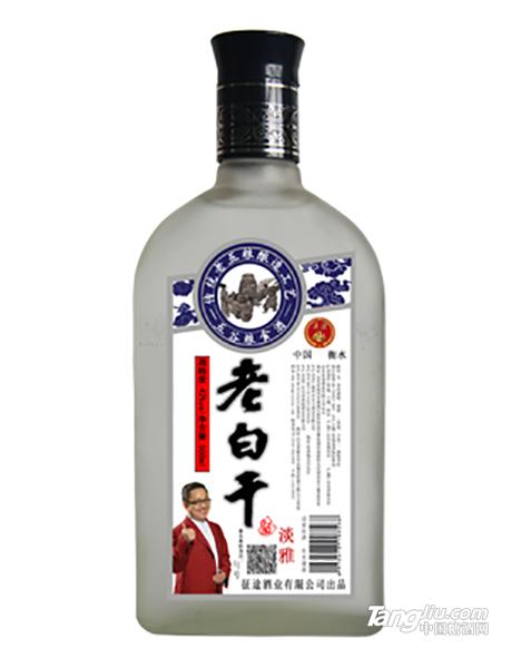 42°扁磨砂老白干450ml