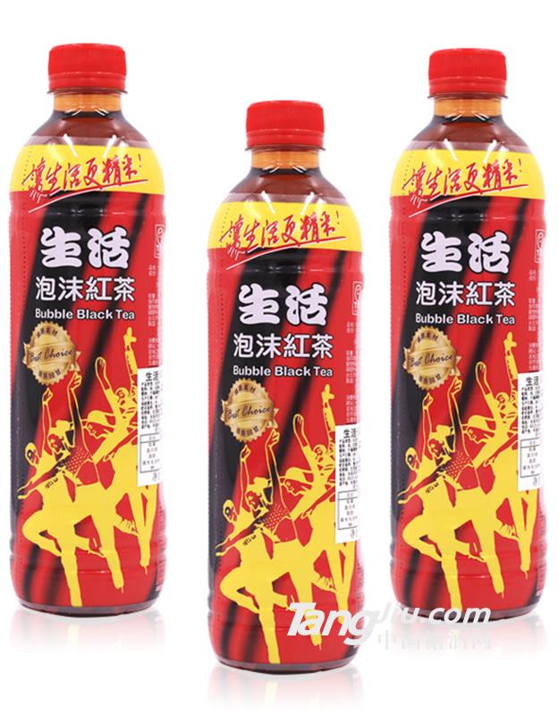 生活泡沫紅茶飲料-590ml