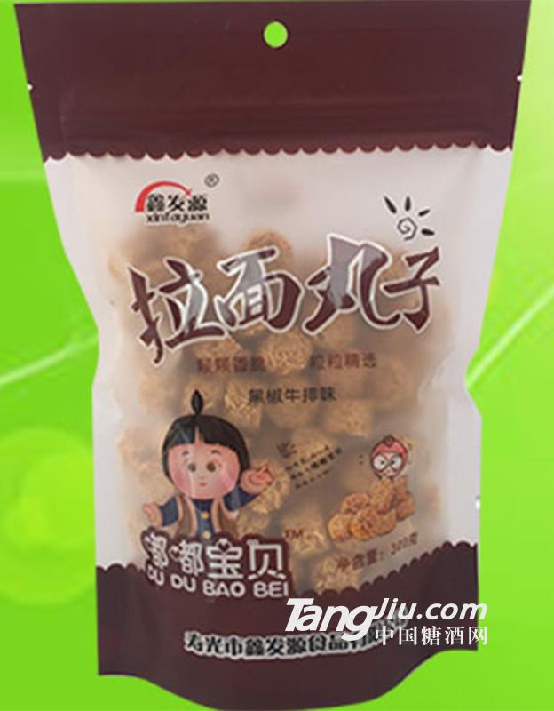 拉面丸子黑椒牛排味-300g