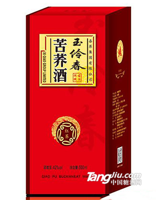 玉伶春苦蕎酒紅蕎42度500ml