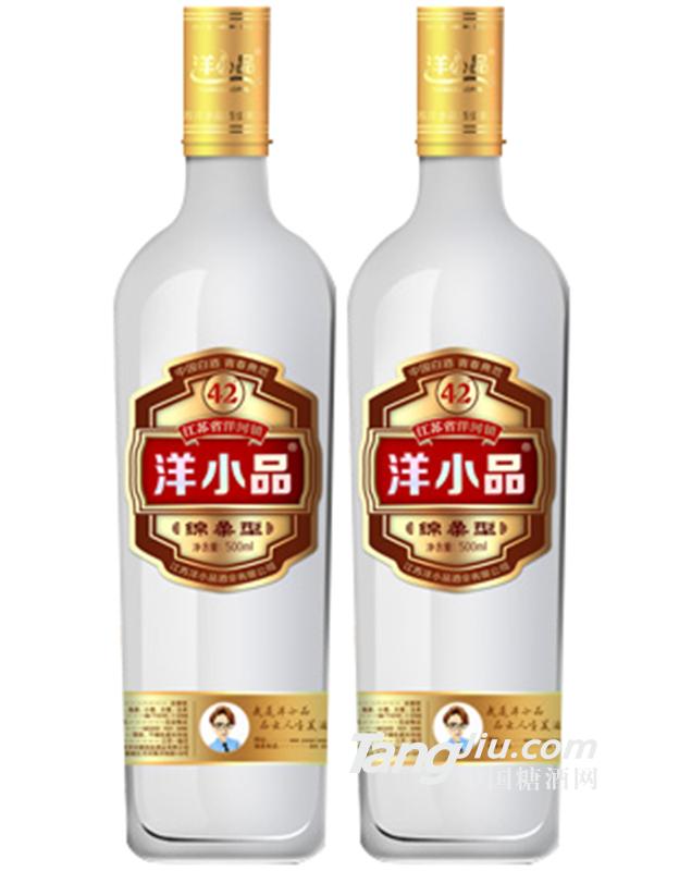 42度洋小品金色綿柔濃香型500ML