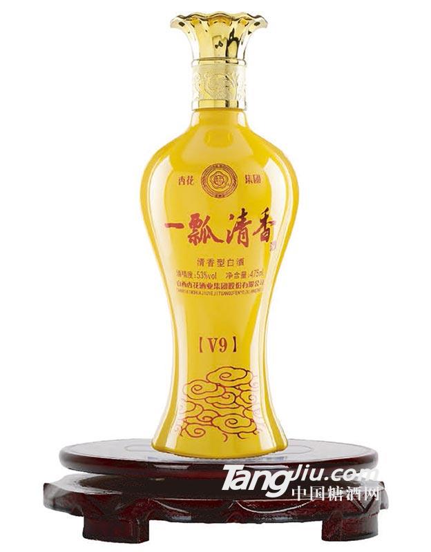 一瓢清香53度V9清香型白酒-475ml