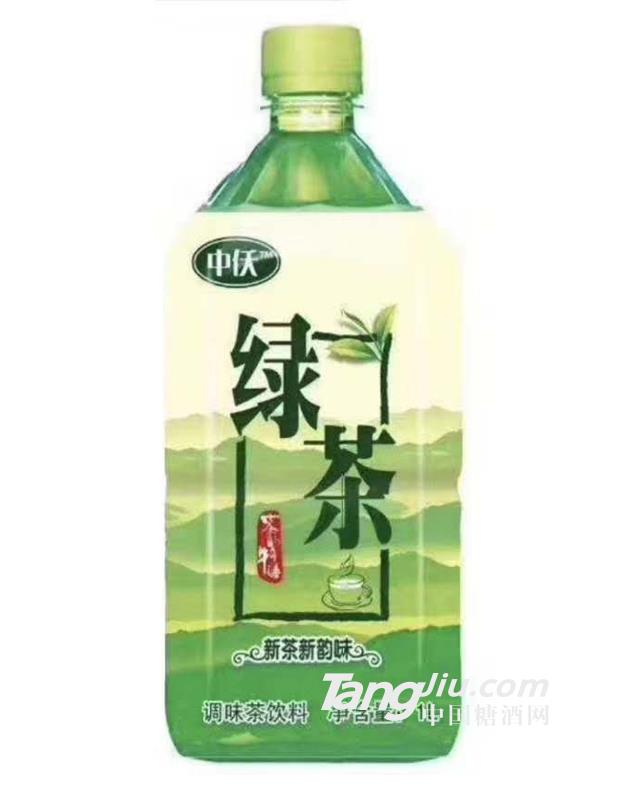 調味綠茶飲料1L