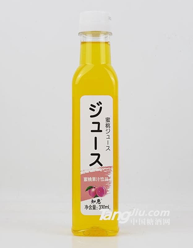 知惠蜜桃果汁飲品330ml