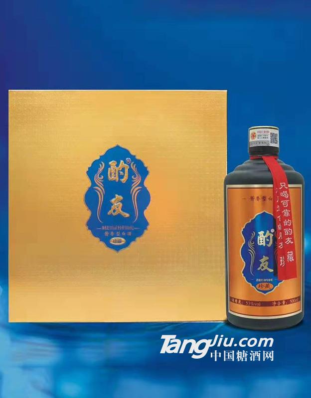 酌友珍藏53度醬香型白酒-500ml