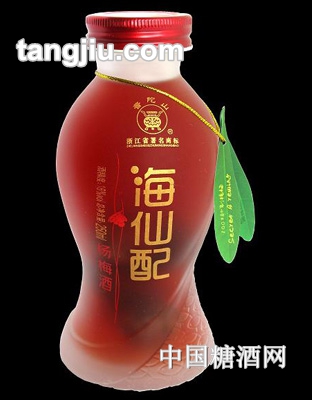 海仙配楊梅酒瓶照（磨砂）黑底250ml