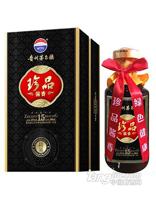 珍品醬香酒15-53度500ml